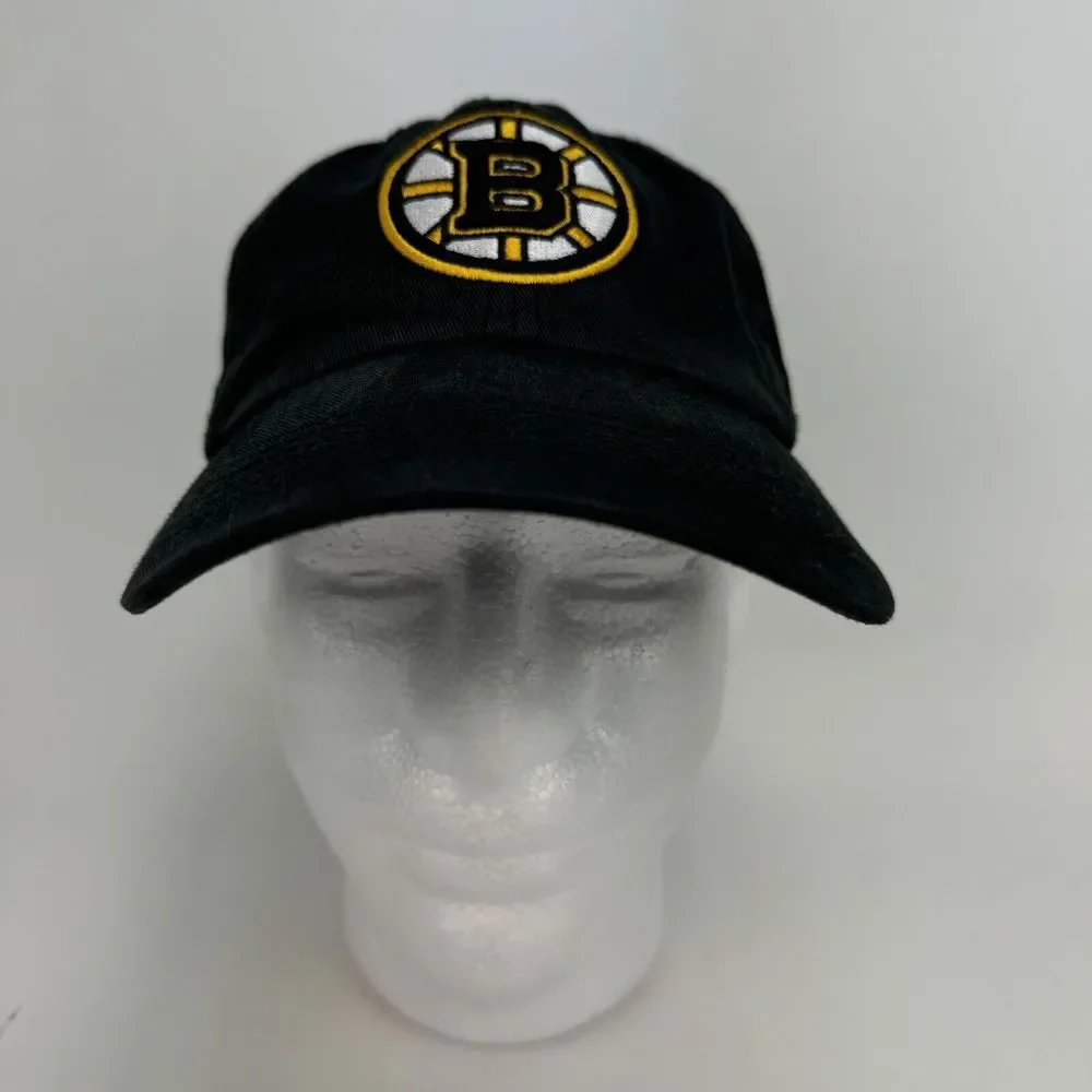 Boston‎ Bruins '47 Brand Baseball Hat Black Adjustable One Size Fit Most